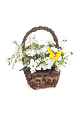 Home Accents Dogwood Flower Basket