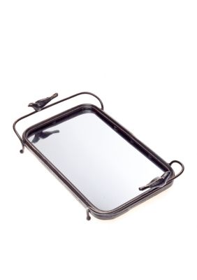 Home Accents Bronze Mirror Bird Tray