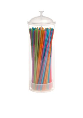 Home Accents Multi-Color Straw Dispenser