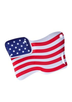 Home Accents Americana Stars and Stripes Chip and Dip Server