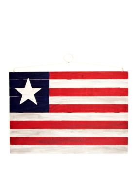 Home Accents Wooden American Flag