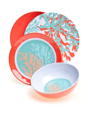 Home Accents Coral Dinnerware Collection