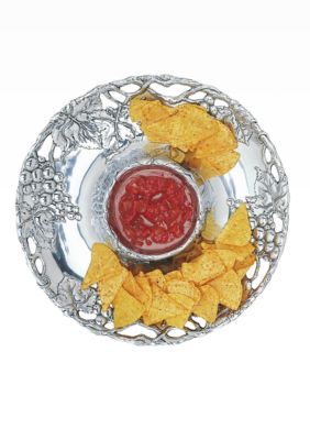 Arthur Court Grape Chip & Dip Bowl