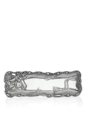 Arthur Court Longhorn Oblong Tray