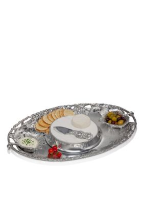 Arthur Court Grape Entertainment Tray- 5 piece set