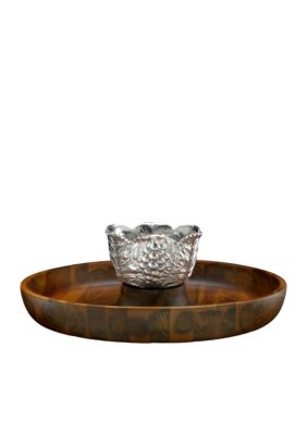 Arthur Court Grape Wood Chip & Dip