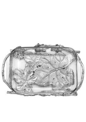Arthur Court Grape Leaf Casserole with 3-Quart Pyrex