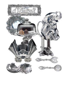 Arthur Court&nbsp;Elephant&nbsp;Sweetener Holder