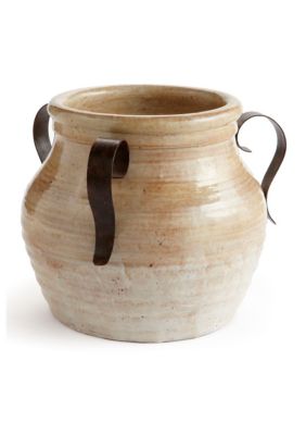 Napa Home & Garden 9.5-in. H Brookvale Low Jug with Metal Handles