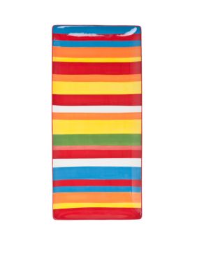 Simply Stripe Rectangular Platter 17.5-in. x 8.25-in.