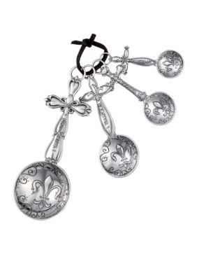 Ganz 4-piece Fleur-de-Lis Measuring Spoon Set