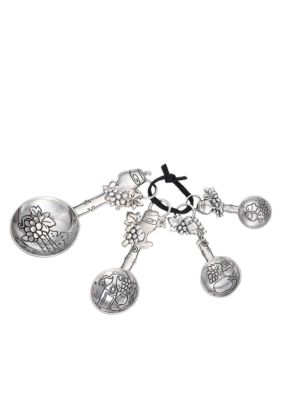Ganz 4-piece Wine and Grapes Measuring Spoon Set