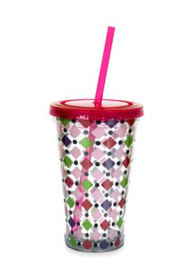 Clay Art Diamond Dot 16-oz. Tumbler  