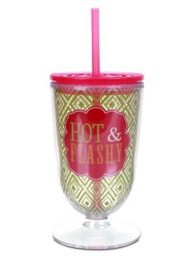 Clay Art Hot & Flashy Footed Ice Tea Tumbler