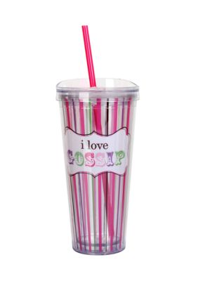 Clay Art I Love Gossip Hot/Cold 22 oz Tumbler