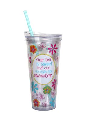 Clay Art Our Tea is Sweet Hot/Cold 22-oz. Tumbler