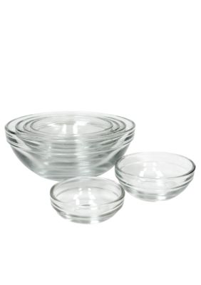 Anchor Hocking Glass 6 Piece Mixing Bowl Set - Online Only