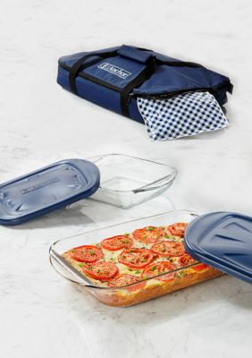 Anchor Hocking Glass 6 pc. Bake N Take Bakeware Set