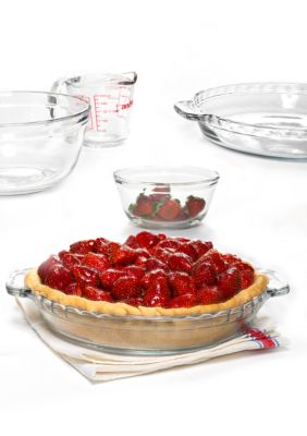 Anchor Hocking Glass 5-piece Glass Pie Baking Set