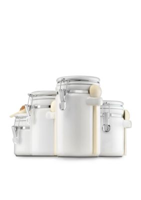 Anchor Hocking Glass 4 Piece Canister Set - more colors available