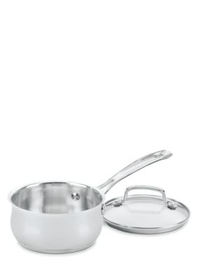 Cuisinart Contour Stainless 1 Quart Saucepan with Cover - Online Only 41914