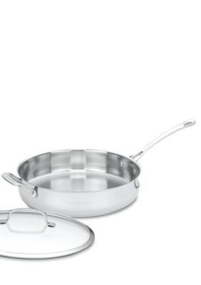 Cuisinart 5 Quart Saut Pan With Cover & Helper Handle - Online Only 43330H