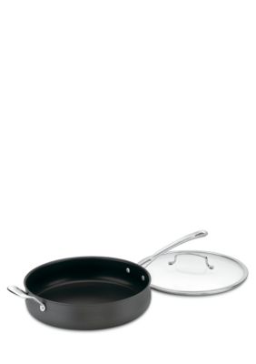 Cuisinart Contour Hard Anodized 5-Quart Saute Pan with Helper Handle and Cover - Online Only