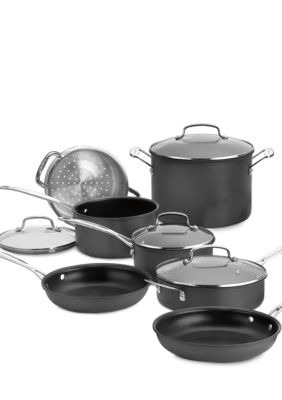 Cuisinart Chef's Classic Nonstick Hard-Anodize 11 Piece Cookware Set 