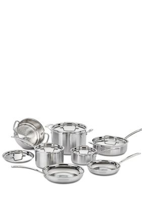 Cuisinart MultiClad Pro Stainless Steel 12 Piece Cookware Set - Online Only