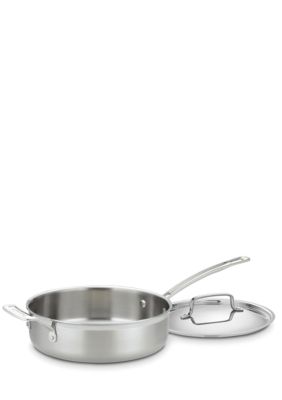Cuisinart 3.5 Quart MultiClad Pro Stainless Saute with Helper and Cover - Online Only