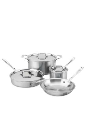 All-Clad Brushed d5 7-piece Cookware Set
