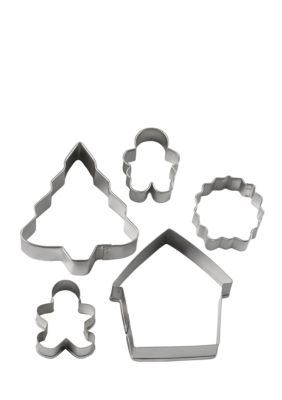 Wilton Bakeware 5-Piece Gingerbread Cookie Cutter Set