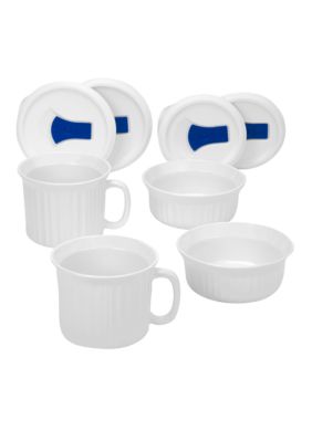 Corningware French White 8 pc. Pop Ins Mug set - Online Only
