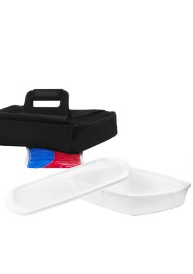 Corningware 3 qt Oblong Baking Dish With Carrier - On Line Only