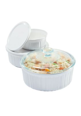 Corningware 6-Piece French White Bakeware Set