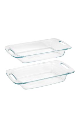 Corning 2 pc Oblong  Easy Grab Bakeware Set Value Pack