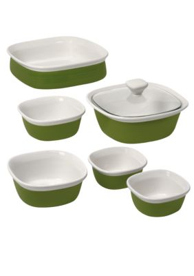 Corningware 7 pc Etch Ceramic set - Online Only