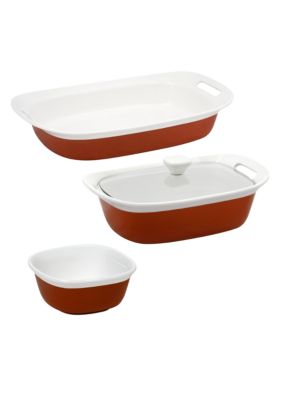 Corningware 4 pc Etch Ceramic Set - Online Only