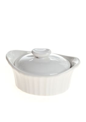 Corningware French White Mini Dessert Baker with Ceramic Lid - Online Only