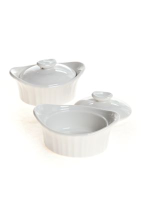 Corningware French White Mini Dessert Bakers 2-pack - Online Only