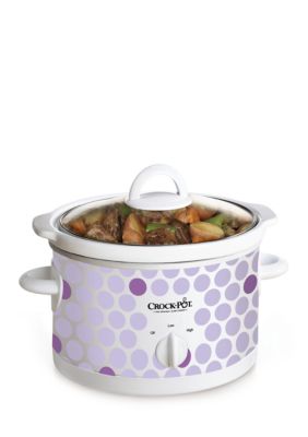 CrockPot Purple Polka Dot CrockPot SCR252POLKA