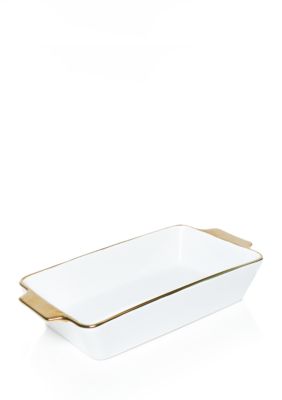 Biltmore Gilded Ceramic Bakeware Small Rectangle Baker