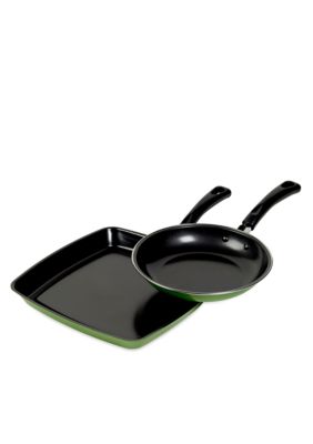 Cooks Tools Non-stick Fry Pan and Griddle Set