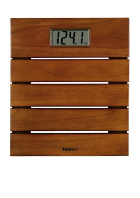Conair Thinner Solid Teak Digital Scale #TH326 - Online Only