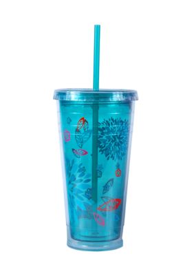 Cool Gear Green Floral Chiller 24-oz. Tumbler - Online Only 