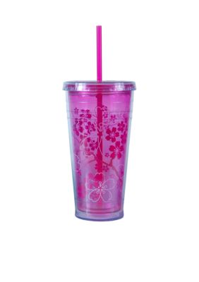 Cool Gear Pink Floral Chiller 24-oz. Tumbler - Online Only 