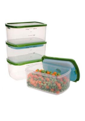 Fit & Fresh Smart Portions 2-Cup Chilled Containers 4 Piece Set - Online Only