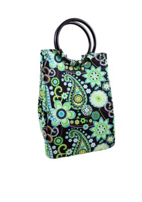 Fit & Fresh Retro Green Paisley Lunch Bag