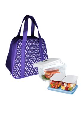 Fit & Fresh San Clemente Lunch Bag with Belk Branded Lunch on the Go Set