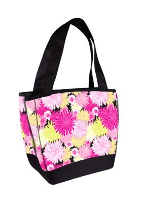 Fit & Fresh Hyannis Pink/Yellow Lunch Bag with Lunch on the Go Kit